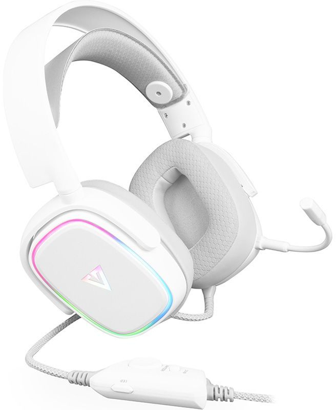 Ігрова гарнітура Modecom Volcano RGB Prometheus 7.1 White USB фото3