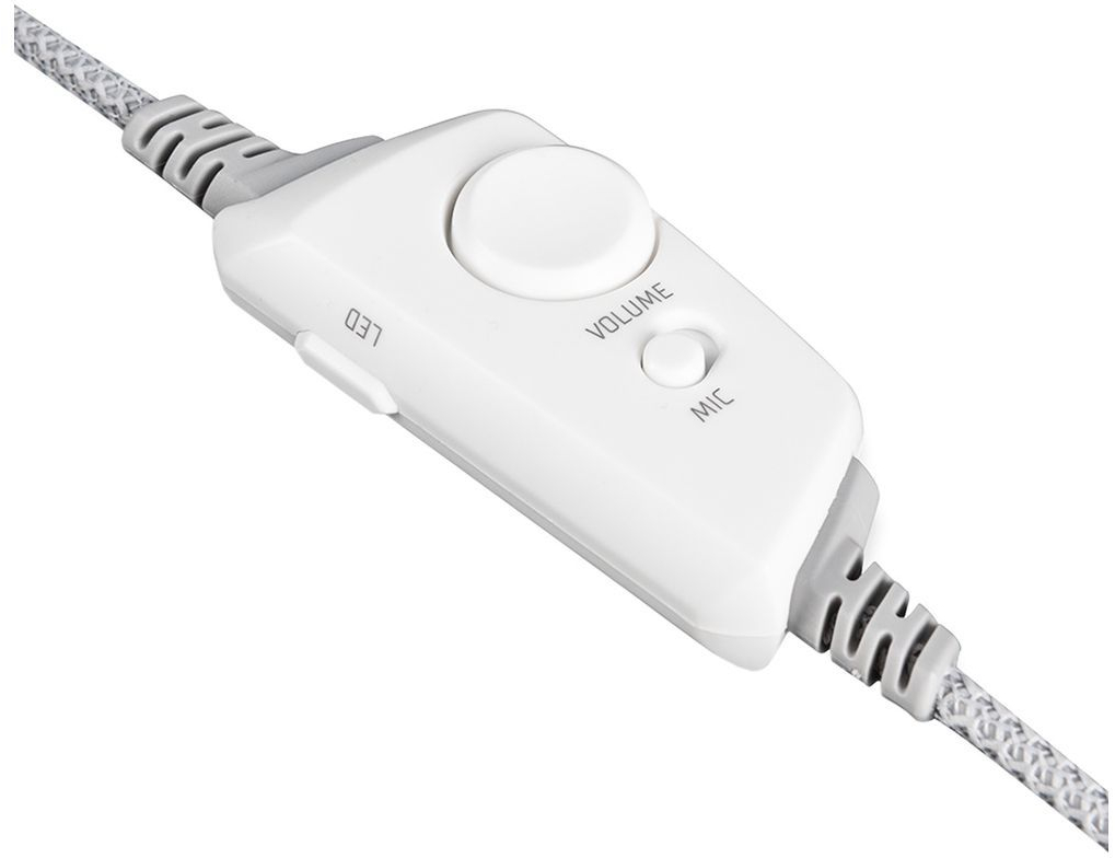Ігрова гарнітура Modecom Volcano RGB Prometheus 7.1 White USB фото4