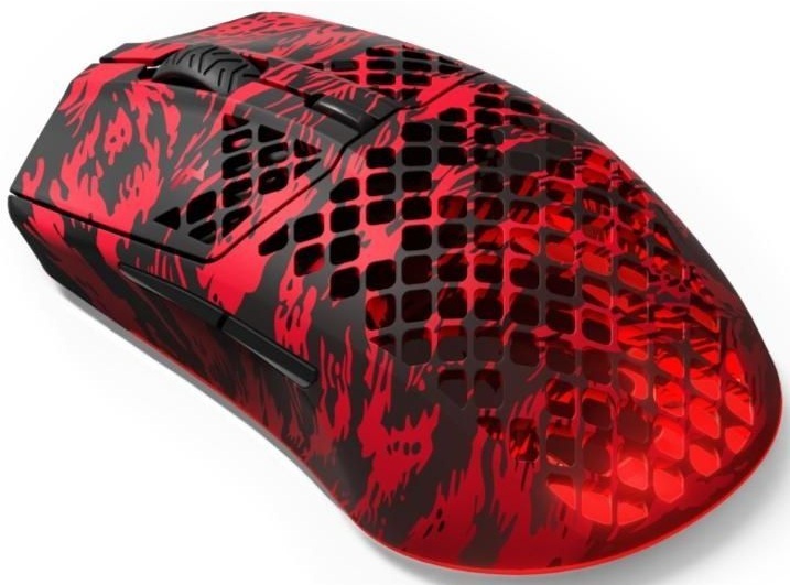 Мишка SteelSeries Aerox 3 Wireless, RGB, 18000dpi., 6кн., Faze Clan Edition фото