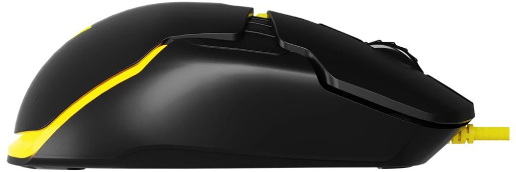 Мишка Modecom Jager Volcano, ігрова, 12400dpi., 7кн.,RGB, Hot-Swap, custom., чорна фото