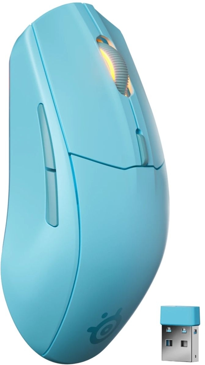 Ігрова мишка SteelSeries Rival 3 Gen 2 Wireless, RGB, Aqua фото2