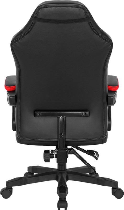 Кресло игровое Defender Cruiser, 50мм, Клас 4, подножка, Black/Red фото