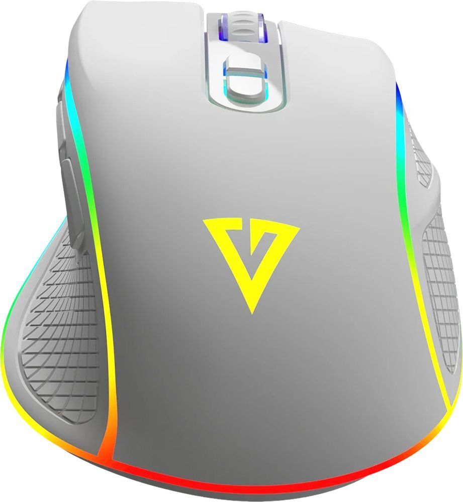 Мишка Modecom Veles Volcano, ігрова, 12800dpi., 8кн.,RGB, біла фото