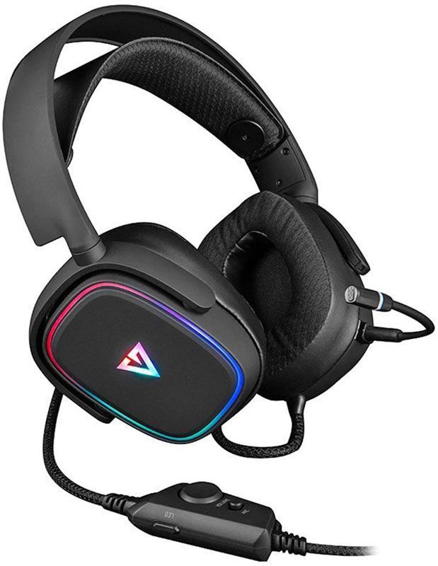 Ігрова гарнітура Modecom Volcano RGB Prometheus 7.1 Black USB фото