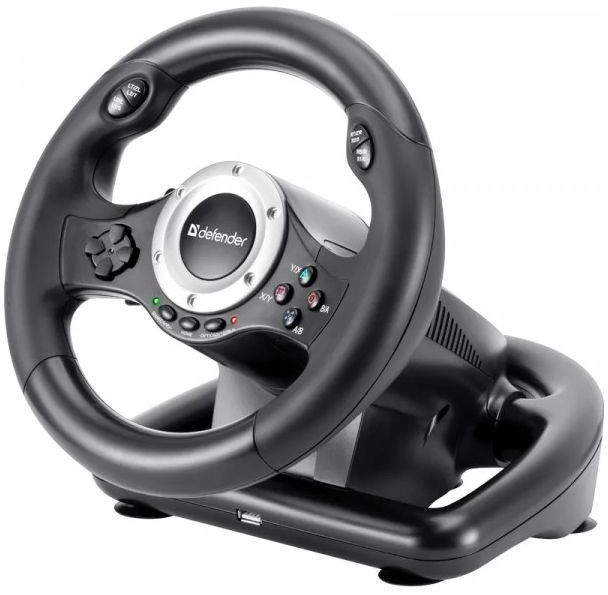 Ігрове кермо Defender Turbo Pro for PC/PS3/PS4/Xbox USB фото2