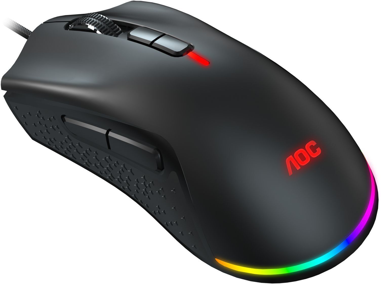 Мишка AOC GM530 ігрова, 16000dpi., 7кн., RGB PMW3389 Kailh switch чорна фото4