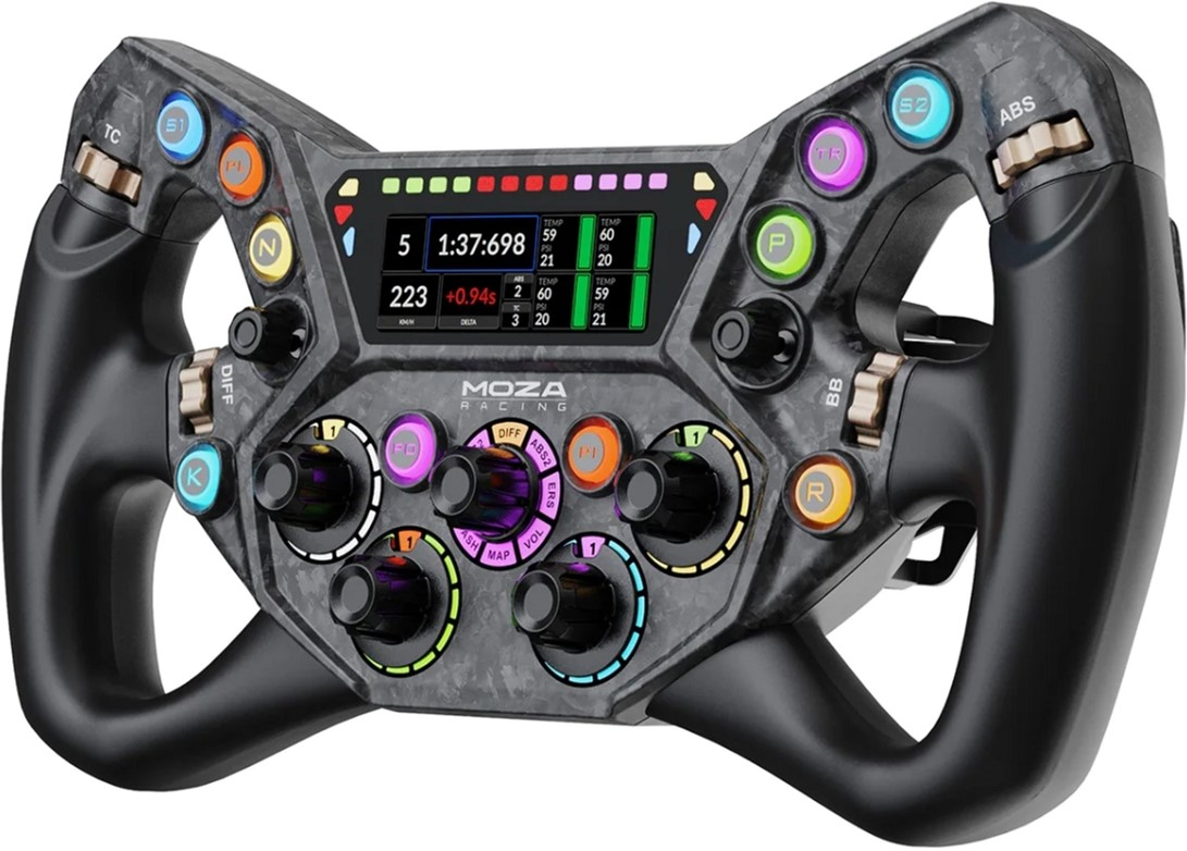 Кермо MOZA Racing KS Pro GT , 30см, 12кн., дисплей 2,99" RGB фото2