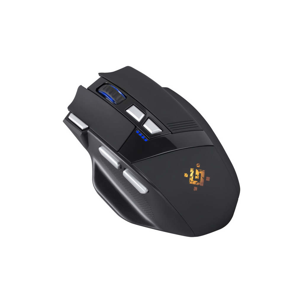 Мышь игровая беспроводная Defender Knight GM-885 8кн. 3200 dpi. 400 mAh черная фото8