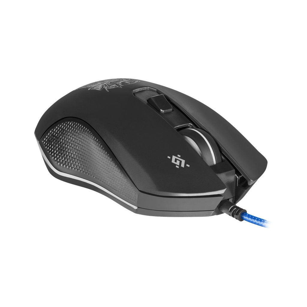 Мышь игровая Defender Sleipnir GM-927 (+коврик), 6кн. 12800dpi. черная фото3