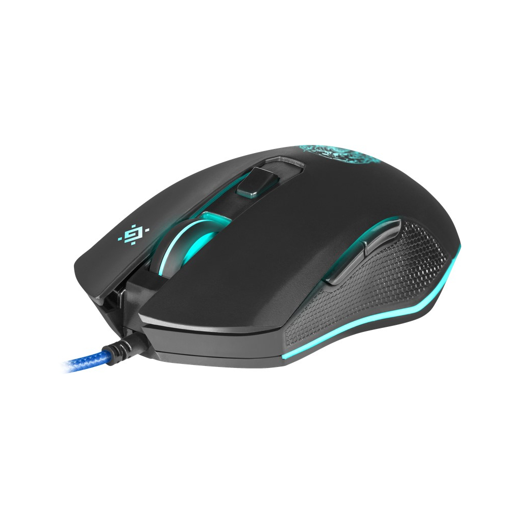 Мышь игровая Defender Sleipnir GM-927 (+коврик), 6кн. 12800dpi. черная фото4