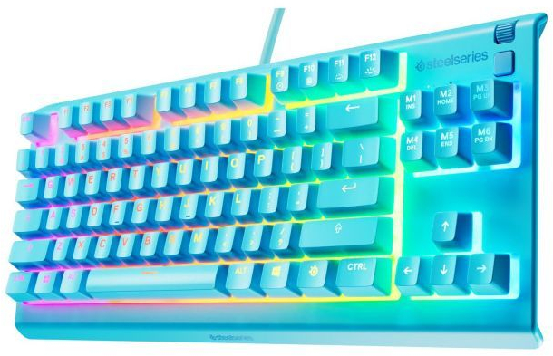 Ігрова клавіатура SteelSeries Apex 3 TKL UA Aqua фото