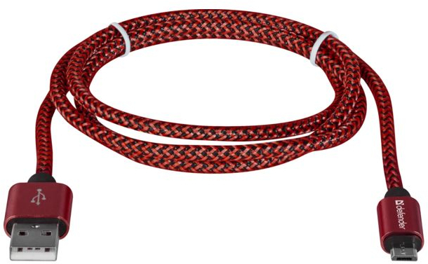 Кабель USB 08-03T PRO USB 2.0 Червоний, AM — MicroBM, 1м, 2.1A фото2