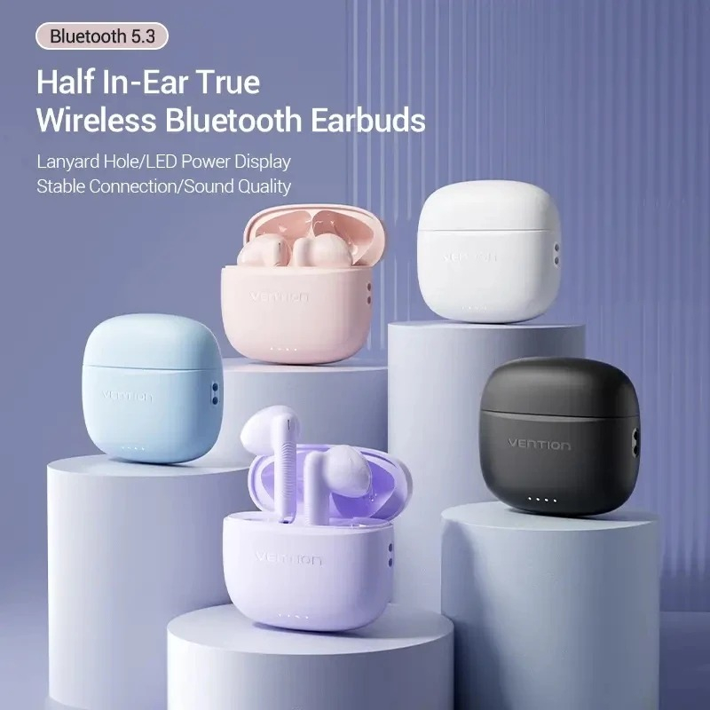 Наушники TWS Vention Elf Earbuds E03 Blue (NBHS0) фото2