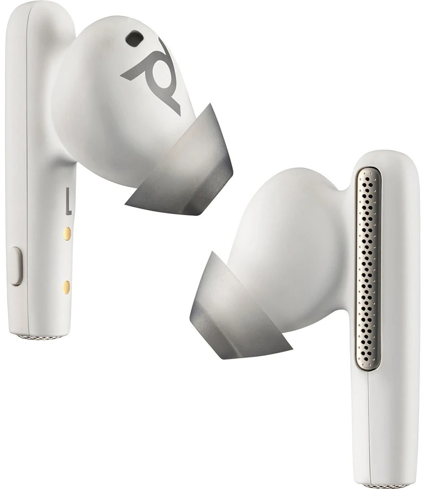 Навушники з мікрофоном Poly TWS Voyager Free 60+ Earbuds + BT700A + TSCHC White фото3