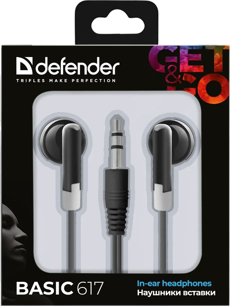 Навушники Defender Basic 617 Black фото3