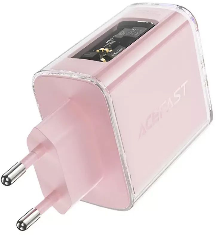Зарядний пристрій 3xUSB 65W (2xUSB-C+USB-A) Gan A45 Fast Charger Cherry blossom Acefast фото4