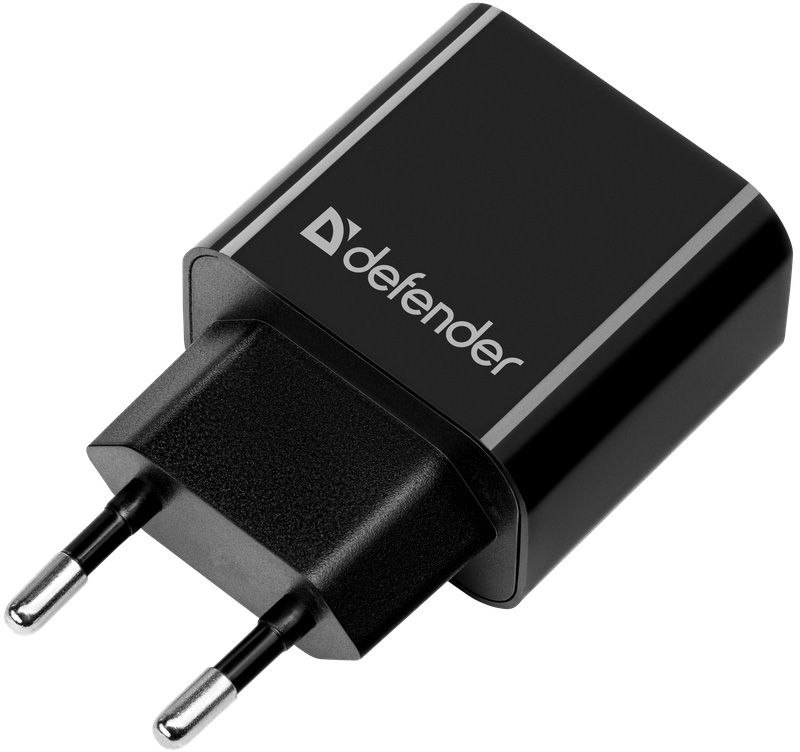 Зарядний пристрій 2xUSB 12W 2.1A UPC-21 +кабель microUSB, чорний Defender фото4