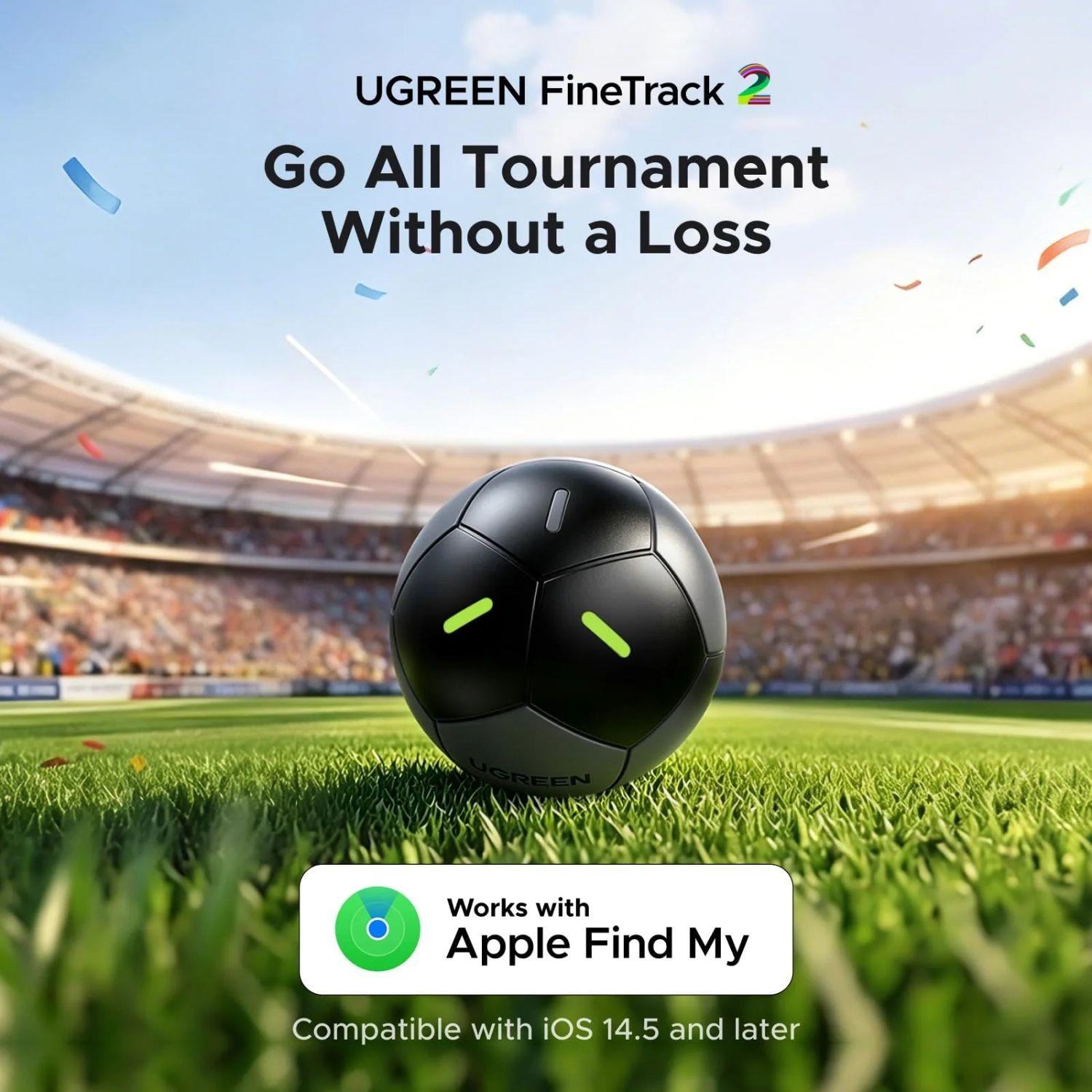 Трекер Ugreen FineTrack 2, football-inspired design FT309 фото3