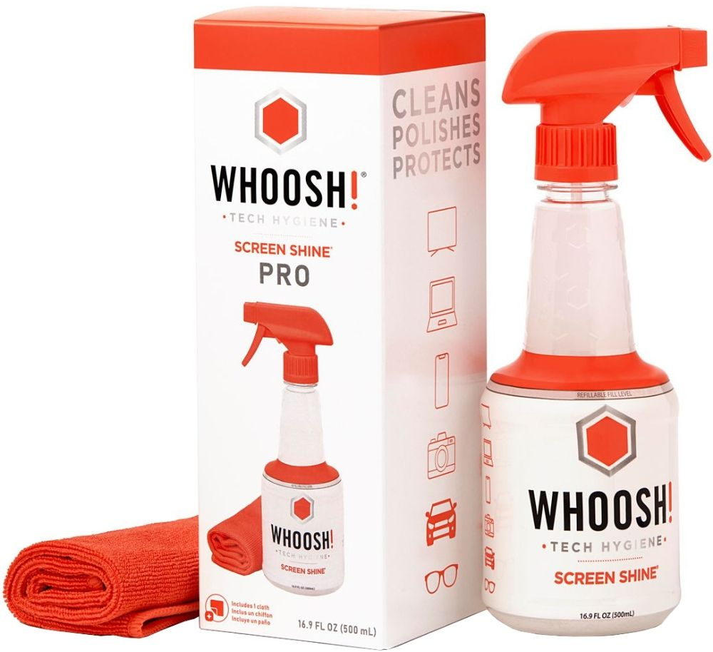 Средство для чистки Whoosh! RETAIL BOX 500мл с микрофиброю 35см х 35см фото2
