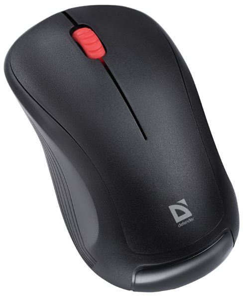Мишка Defender Bit MB-205 3 кн. 1200 dpi, безшумная, черная фото2