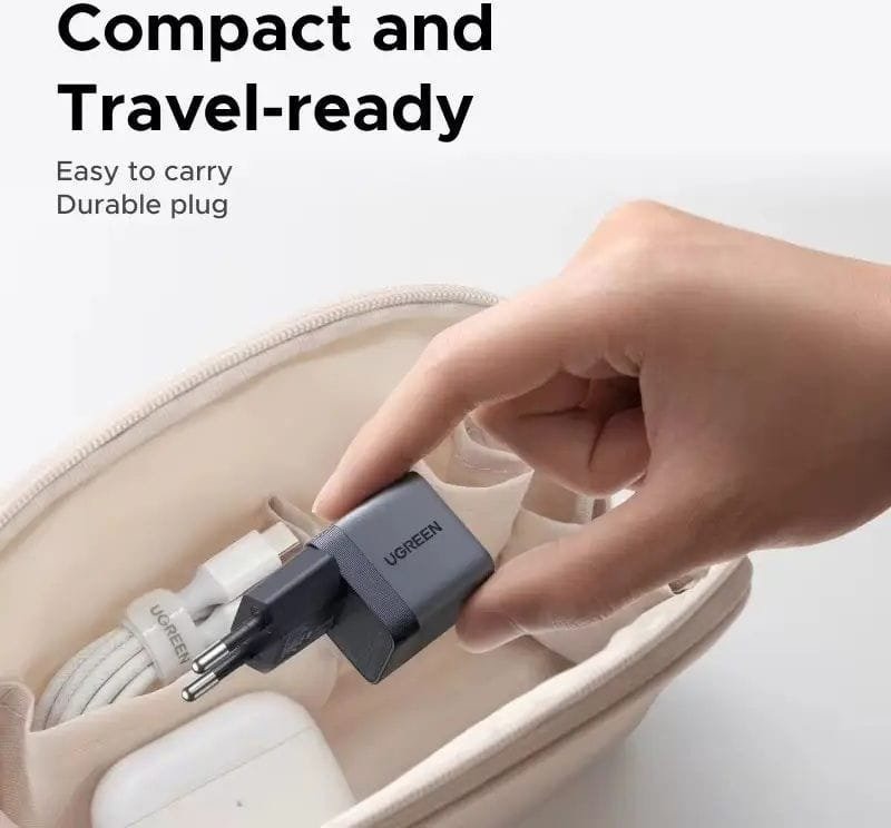 Зарядное устройство Ugreen 1xUSB 45W (USB-C) Gan X840 Grey (95692B) фото3