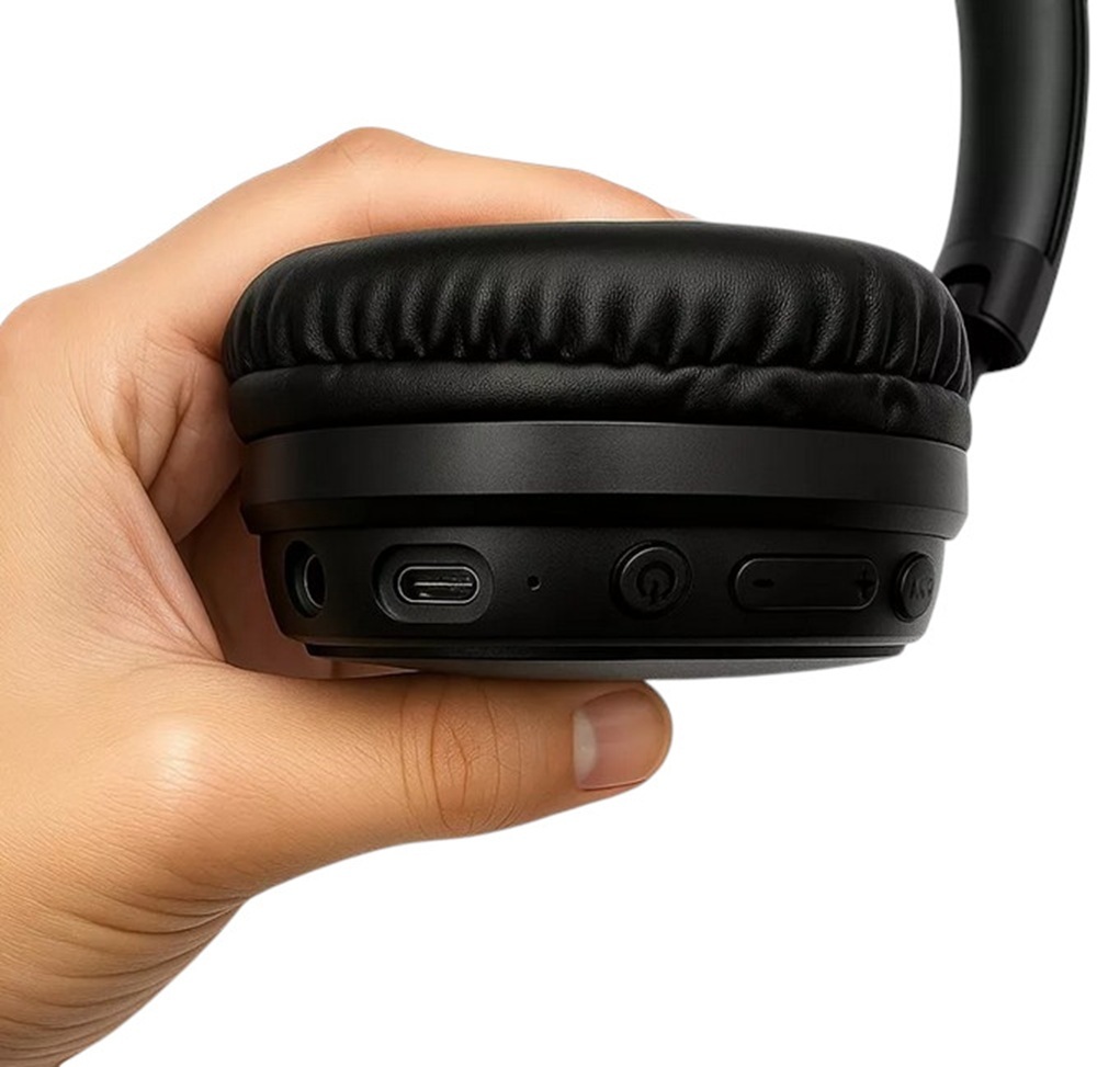 Гарнитура Media-Tech 3MOTION ANC BT MT3611 Bluetooth+3,5мм, Black фото4