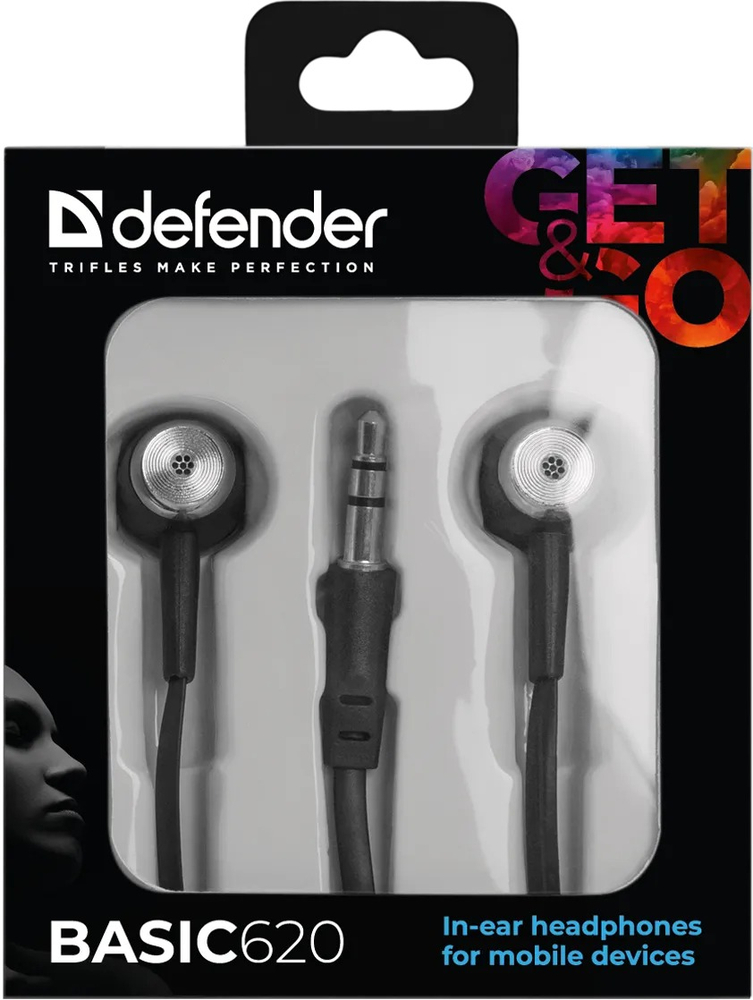 Навушники Defender Basic 620 Black фото3