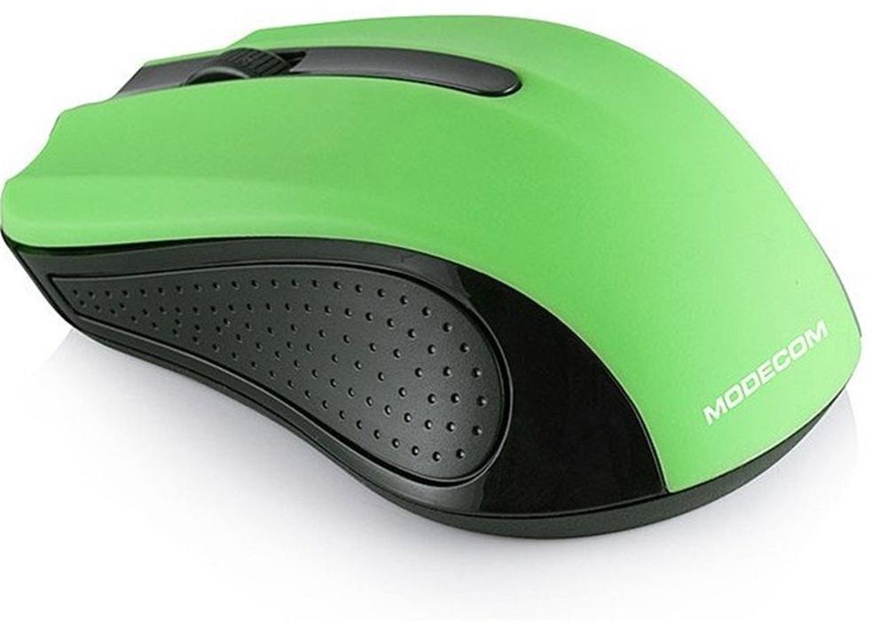 Мишка Modecom MC-WM9, чорна-зелена фото