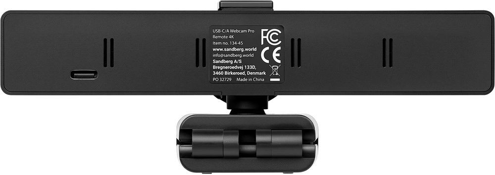 Веб-камера Sandberg 4K Webcam USB-A/USB-C connection, ENC, Remote control фото3
