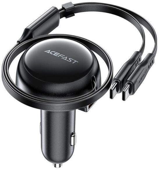 Автозарядка 2xUSB 53W (USB-C + USB-C) B13 Acefast фото3