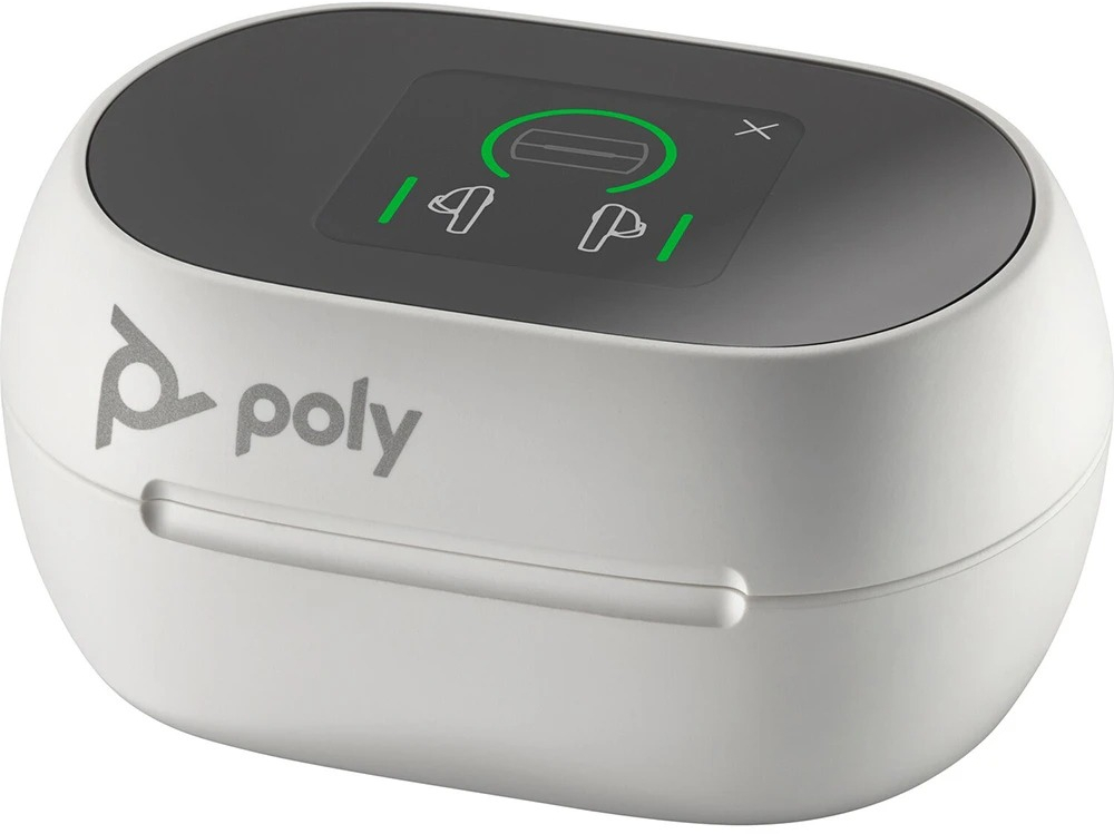 Навушники з мікрофоном Poly TWS Voyager Free 60+ Earbuds + BT700C + TSCHC White фото5