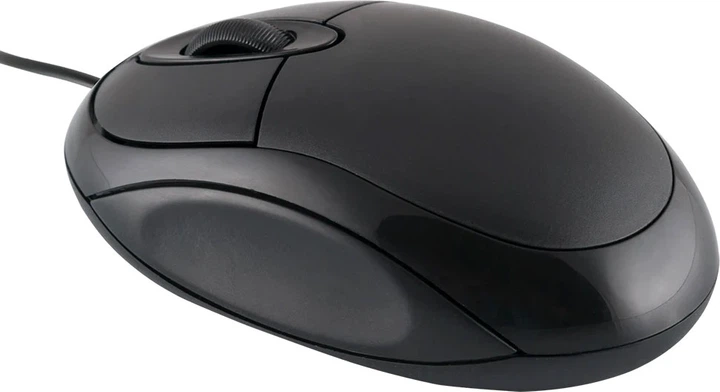 Мишка LogicConcept LM-11, 3 кн., 1000dpi, чорна фото