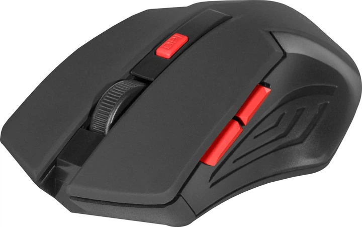 Мишка Defender Accura MM-275 6 кн. 1600 dpi, червоний фото3