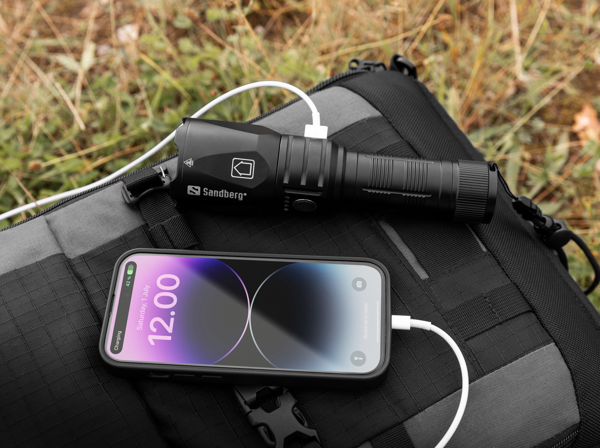 Фонарь Sandberg Survivor Torch Powerbank 5000 mAh (420-89) фото