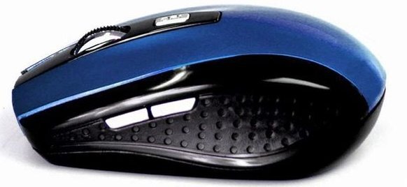 Мишка Media-Tech Raton Pro, бездротова, 5 кн., 1600dpi, синя фото