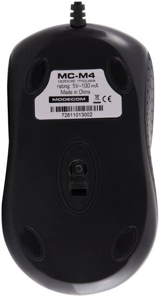 Мишка Modecom MC-M4.1, 3кн., 1200dpi, Black OEM (White box) фото