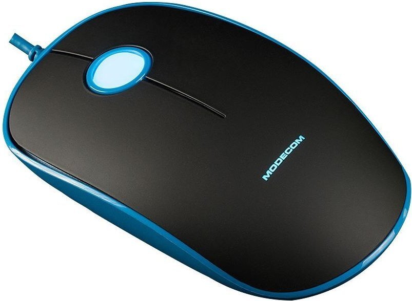 Мишка Modecom MC-M111, 3кн., 1600dpi, чорно-синя фото2
