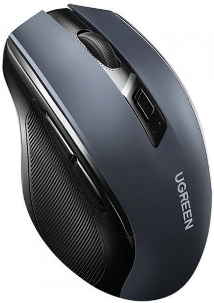 Мишка UGREEN 2.4GHz MU006 Ergonomic 4000dpi., 4кн.,Silence Design, черная фото3