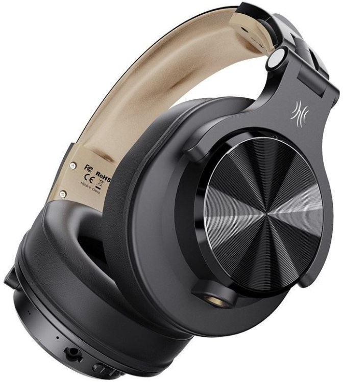Гарнітура OneOdio Fusion A70, Bluetooth+3,5мм/6,35мм, Black Gold (A70 Black Gold) фото