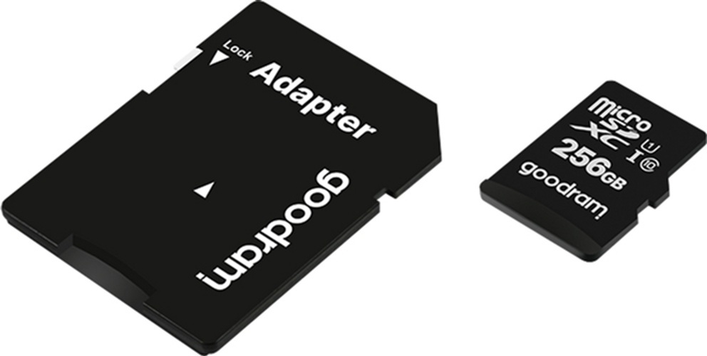 Карта памяти GoodRAM Memory card Secure Digital Micro256Gb UHS-I (class 10) + Adapter (M1AA-2560R12) фото