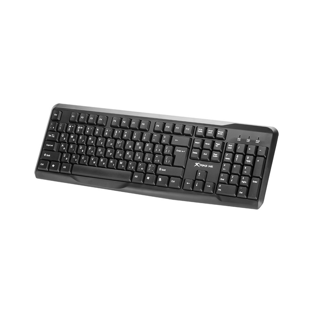Клавиатура XTRIKE ME KB-229 UA 104 кл. USB чорна (KB-229UA) фото3