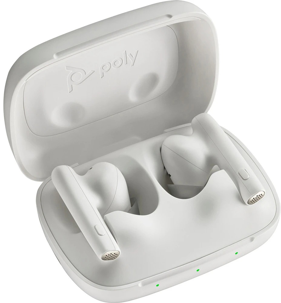 Навушники з мікрофоном Poly TWS Voyager Free 60 Earbuds + BT700C + BCHC White фото4