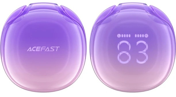 Навушники TWS Acefast T9 grape purple (6974316282563) фото