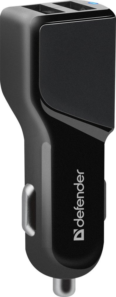 Автомобільний зарядний пристрій Defender 2xUSB 18W (2xUSB-A) 3.4A UCA-34 Black (83834) фото2