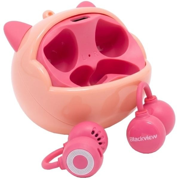 Наушники TWS Blackview AirBuds K1 (Kids) Blushy Pink (6931548328223) фото