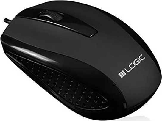 Мишка LogicConcept LM-31, бездротова, 1200dpi, 3кн., USB, чорна фото