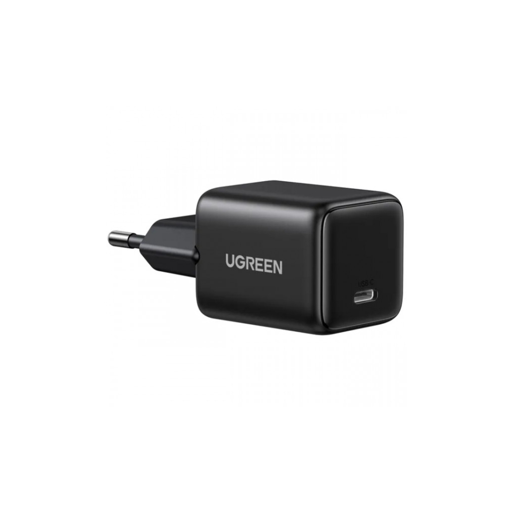 Зарядний пристрій Ugreen 1xUSB 20W (USB-C) PD GaN Tech X512 чорний (55553_Ugreen) фото2