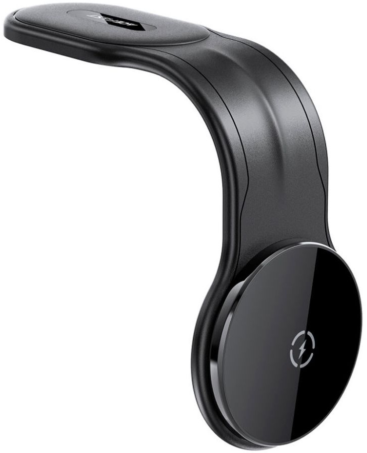 Автомобильный крепеж для смартфона Acefast D21 Magnetic wireless (на панель) Velcro (6974316282907) фото2