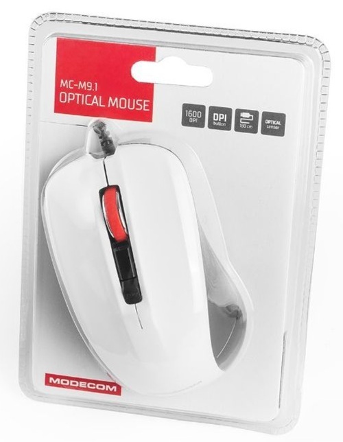 Миша Modecom MC-M9.1, 4кн., 1600dpi чорно-біла (M-MC-00M9.1-200) фото5