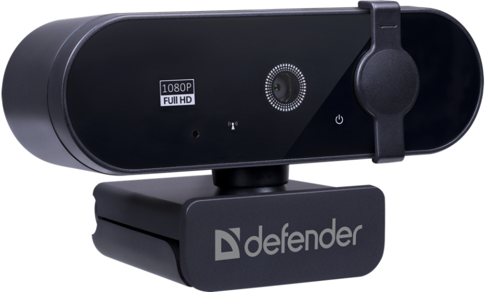 Веб-камера Defender G-lens 2580 FullHD 1080p, 2МП, черная фото